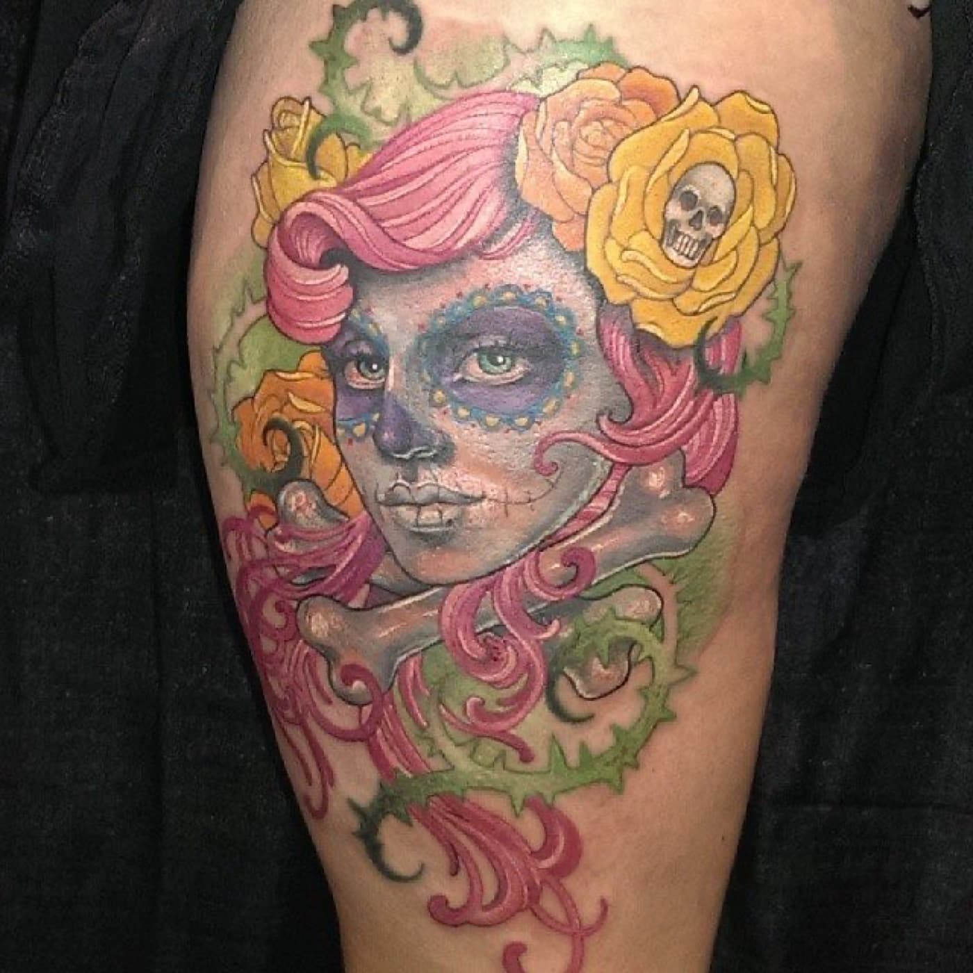 Catrina en flor